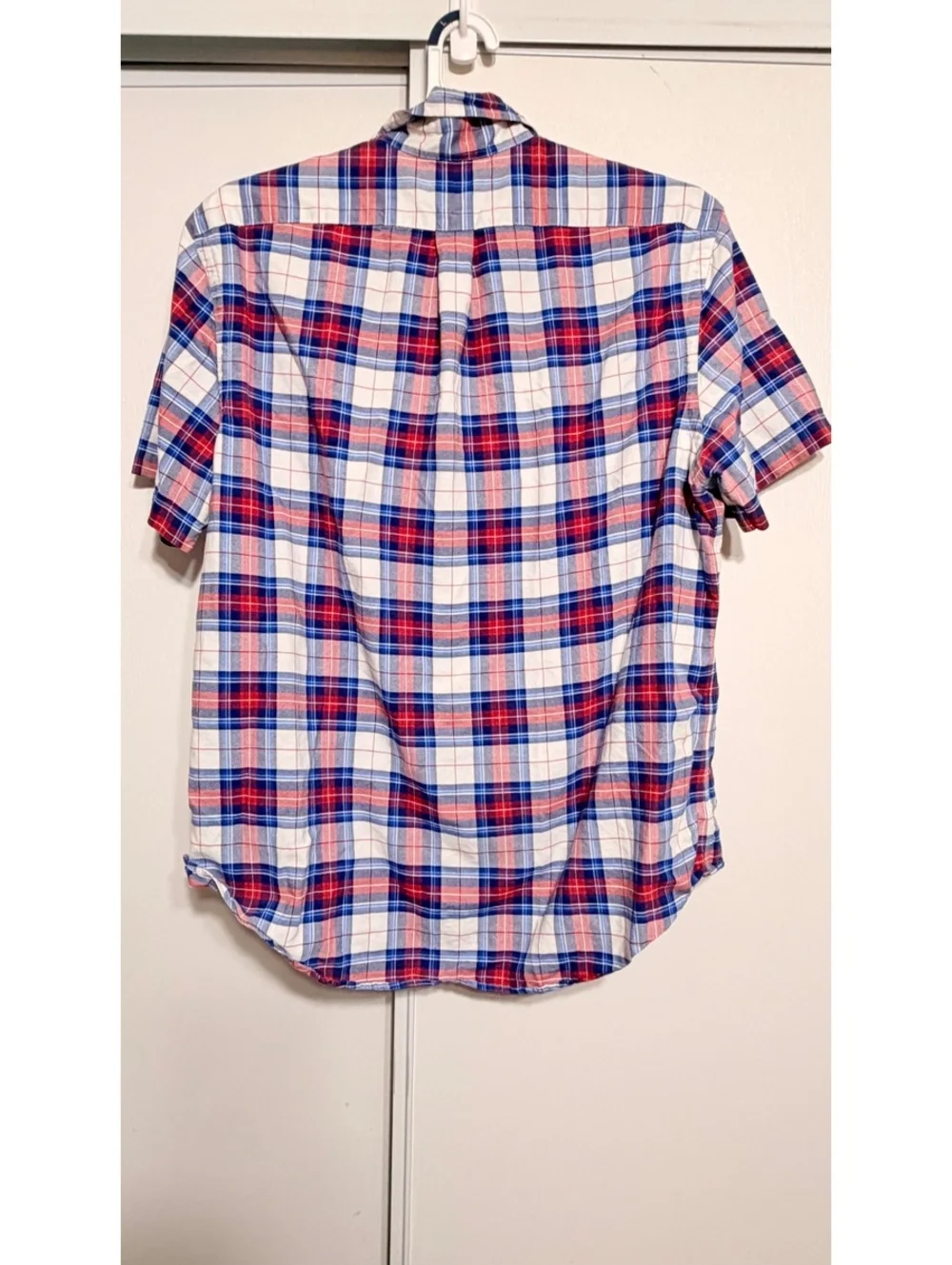 Ralph Lauren Boys Large 16-18 Classic Fit Plaid Short Sleeve Shirt